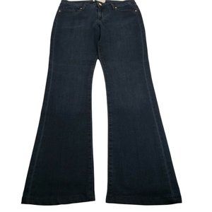 RACHEL Rachel Roy Women's Robyn Mid Rise BootCut Jeans Dark Wash 30X30